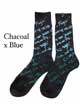 Berni Vinyl Fogin socks (chacoal x blue)